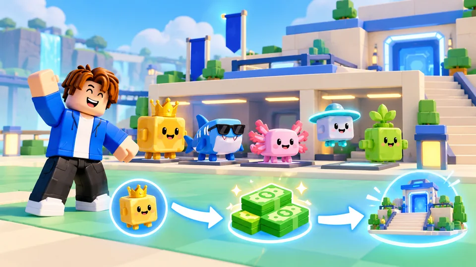 Steal a Brainrot in Roblox: Brainrots, Money and Rebirth